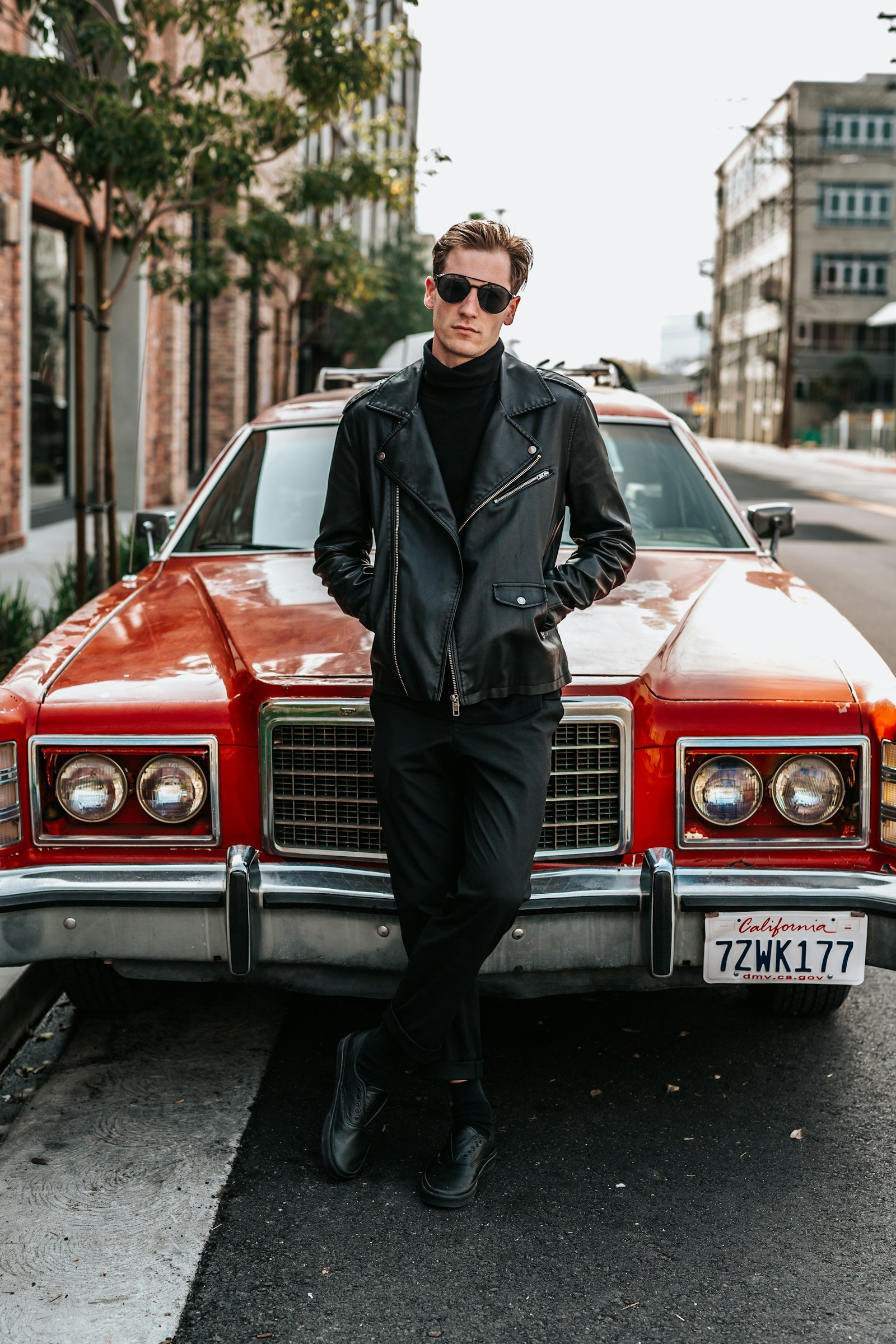 Leather jacket